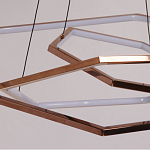 Люстра с 3-мя подвесами в виде шестиугольников Hexagon Horizontal варинант исполнения - 4 | Loft Concept во Владивостоке