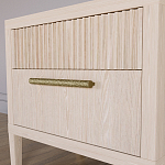 Прикроватная Тумбочка Primo с двумя ящиками Светлый дуб варинант исполнения - 4 | Loft Concept во Владивостоке