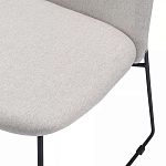Стул мягкий светло-серый Chair Gray Runners варинант исполнения - 7 | Loft Concept во Владивостоке