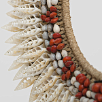 Этническое ожерелье из ракушек на подставке Ethnic Necklace Sharp Lacy Shells варинант исполнения - 2 | Loft Concept во Владивостоке