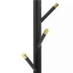 Напольная вешалка чёрная с золотистыми элементами Branches Hangers варинант исполнения - 1 | Loft Concept во Владивостоке