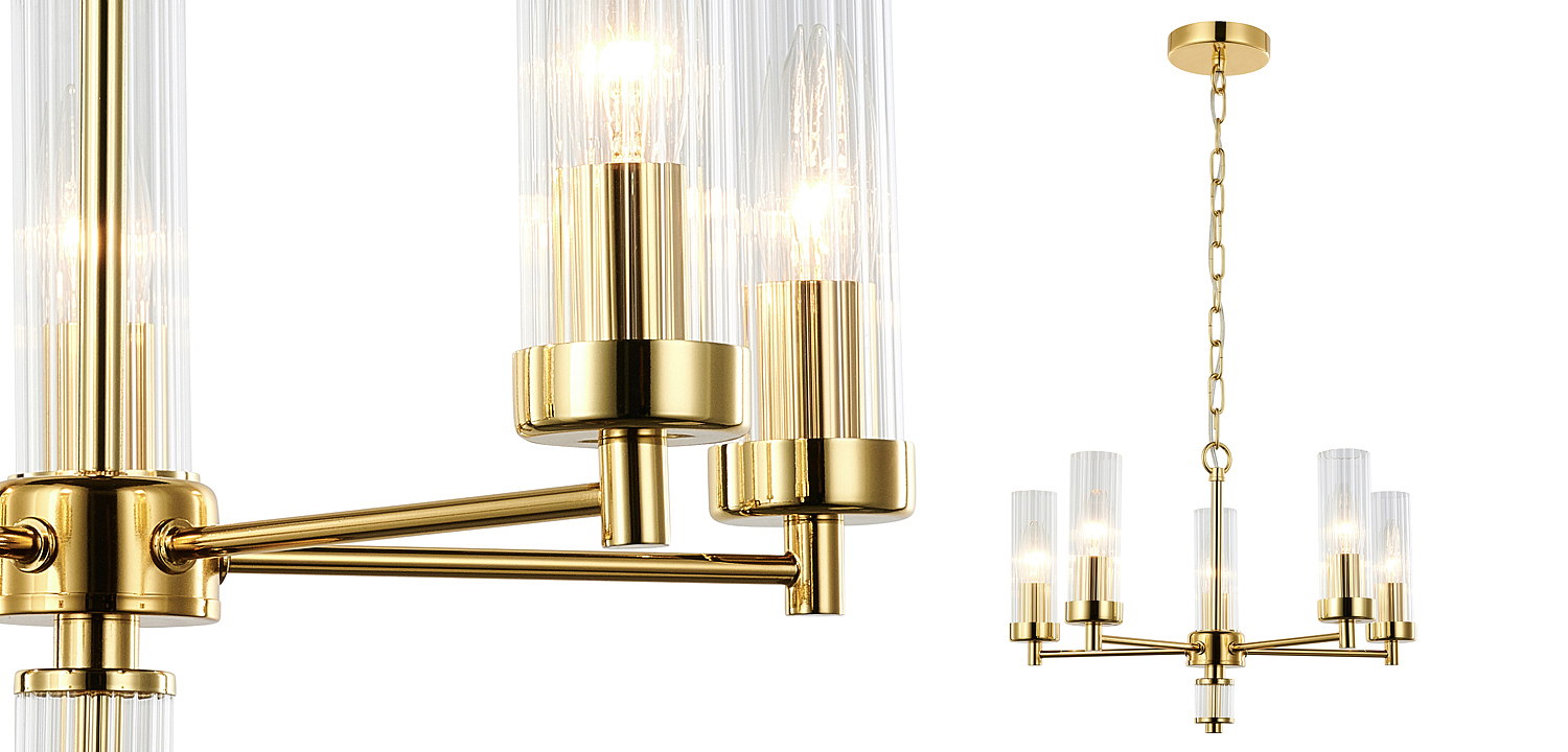 Люстра Jeanette Chandelier Gold 46 Люстра Jeanette Chandelier Gold 46 - Loft-Concept во Владивостоке