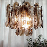 Люстра из круглых стеклянных элементов Vienna варинант исполнения - 6 | Loft Concept во Владивостоке