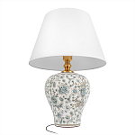 Настольная лампа с цветочной росписью Lamp Flower Painting варинант исполнения - 3 | Loft Concept во Владивостоке