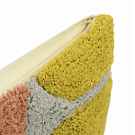 Чехол на подушку с рисунком горчичного цвета Elan Textured варинант исполнения - 5 | Loft Concept во Владивостоке