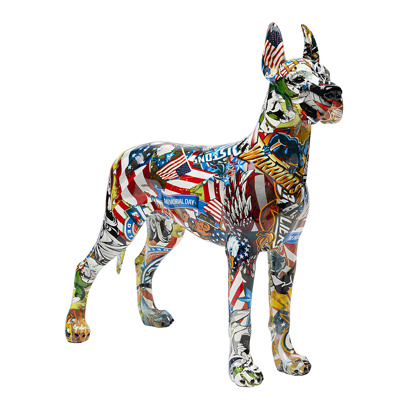 Статуэтка Graffiti Great Dane Поп-Арт Мульти во Владивостоке | Loft Concept 