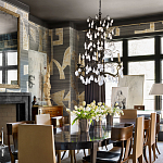 Обои ручная роспись в стиле Арт-деко Symphony Original colourway on Arkose silk dupion варинант исполнения - 2 | Loft Concept во Владивостоке