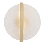 Бра с белым матовым стеклянным плафоном круглой формы Soft Glow Harmony варинант исполнения - 2 | Loft Concept во Владивостоке