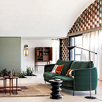 Торшер с поворотным плафоном Aracea Black Floor Lamp варинант исполнения - 11 | Loft Concept во Владивостоке