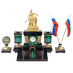 Настольный письменный набор из малахита и долерита Leader Organizer варинант исполнения - 1 | Loft Concept во Владивостоке