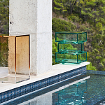 Стол журнальный в форме кубов Acrylic Furniture Lumina Mint Breeze варинант исполнения - 7 | Loft Concept во Владивостоке