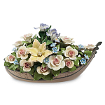 Статуэтка фарфоровая Лодка с цветами Charming Statuette варинант исполнения - 1 | Loft Concept во Владивостоке
