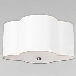 Потолочный светильник с белым волнистым плафоном из ткани Vitorino варинант исполнения - 1 | Loft Concept во Владивостоке