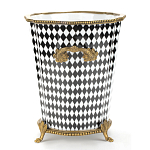 Фарфоровое кашпо Black and white square варинант исполнения - 3 | Loft Concept во Владивостоке