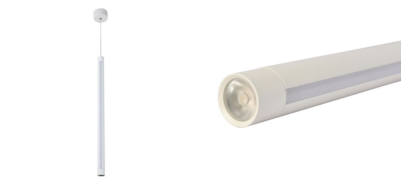 Белый подвесной светильник TRUMPET TUBE Белый подвесной светильник TRUMPET TUBE - Loft-Concept во Владивостоке