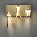 Бра волнистой формы из фактурного стекла Big Wave варинант исполнения - 7 | Loft Concept во Владивостоке