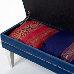 Мягкая банкетка с зоной для хранения Casket Blue варинант исполнения - 4 | Loft Concept во Владивостоке