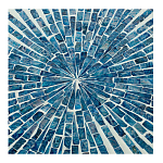 Приставной столик с инкрустацией раковинами устриц Bone Inlay варинант исполнения - 2 | Loft Concept во Владивостоке