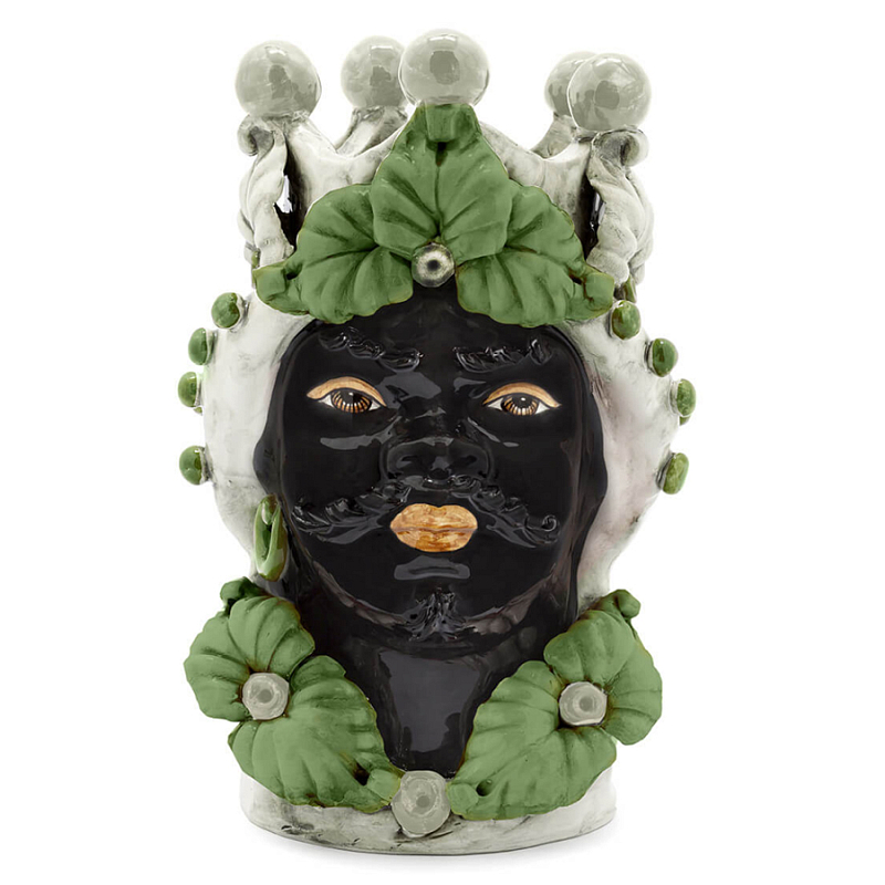 Ваза VASE MORO MAN EVE Green Зеленый Ваза VASE MORO MAN EVE Green Зеленый во Владивостоке | Loft Concept