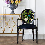 Стул с подлокотниками из бука с изображением птицы и цветов Blooming Birds варинант исполнения - 2 | Loft Concept во Владивостоке