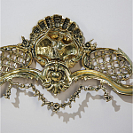 Зеркало настенное в бронзовой раме Grace Gold Mirrors  варинант исполнения - 3 | Loft Concept во Владивостоке