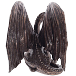 Декоративная статуэтка Дракон Dark Bronze Winged Dragon Statuette варинант исполнения - 4 | Loft Concept во Владивостоке