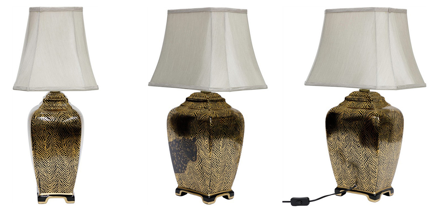 Настольная лампа Leopard Table lamp black and gold Настольная лампа Leopard Table lamp black and gold - Loft-Concept во Владивостоке