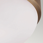 Потолочный светильник круглой формы с белым выпуклым матовым плафоном Feiss варинант исполнения - 4 | Loft Concept во Владивостоке