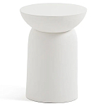 Приставной столик белого цвета Tori варинант исполнения - 2 | Loft Concept во Владивостоке