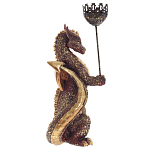 Подсвечник в виде дракона Dragon Candlestick Red Gold Blue Green варинант исполнения - 1 | Loft Concept во Владивостоке