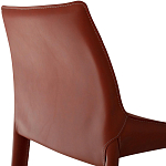 Стул коричневый из искуственной кожи на 4-х ножках Enigma Brown варинант исполнения - 2 | Loft Concept во Владивостоке