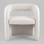 Кресло дизайнерское для лаунж зоны жемчужного цвета Pearl Lounge варинант исполнения - 9 | Loft Concept во Владивостоке