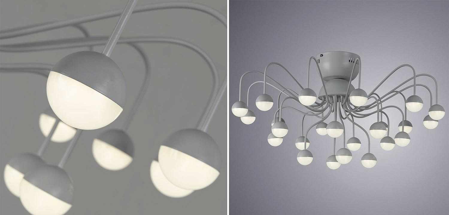 Потолочная люстра Vilelme Chandelier white Потолочная люстра Vilelme Chandelier white - Loft-Concept во Владивостоке