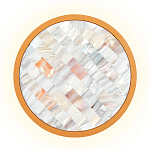 Бра в форме диска с перламутровыми прямоугольниками из морской ракушки Touch of Marine Charm варинант исполнения - 1 | Loft Concept во Владивостоке