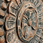 Индийский шкаф с орнаментом резьба из дерева Indian Antique Furniture  варинант исполнения - 4 | Loft Concept во Владивостоке