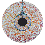 Подвесной светильник из фактурного двойного стекла Heterochromia варинант исполнения - 3 | Loft Concept во Владивостоке