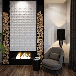 Гипсовая 3D Панель M-38 варинант исполнения - 1 | Loft Concept во Владивостоке