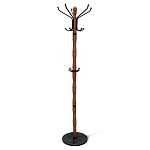 Вешалка напольная деревянная с черными металлическими крючками Noble Branches варинант исполнения - 1 | Loft Concept во Владивостоке