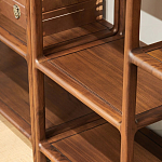 Стеллаж деревянный с полками для хранения Moon Walnut Furniture варинант исполнения - 3 | Loft Concept во Владивостоке