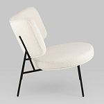 Мини-кресло District Lounge букле белый варинант исполнения - 2 | Loft Concept во Владивостоке