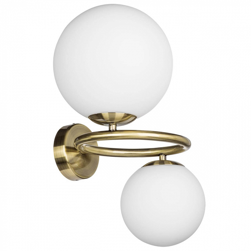 Бра Bubbles on Ring Sconces Белый Латунь Бра Bubbles on Ring Sconces Белый Латунь во Владивостоке | Loft Concept