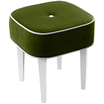 Квадратный мягкий пуф на белых ножках Winton Pouf Square варинант исполнения - 1 | Loft Concept во Владивостоке