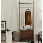 Вешалка деревянная с 2- мя ящиками Moon Walnut Furniture варинант исполнения - 1 | Loft Concept во Владивостоке