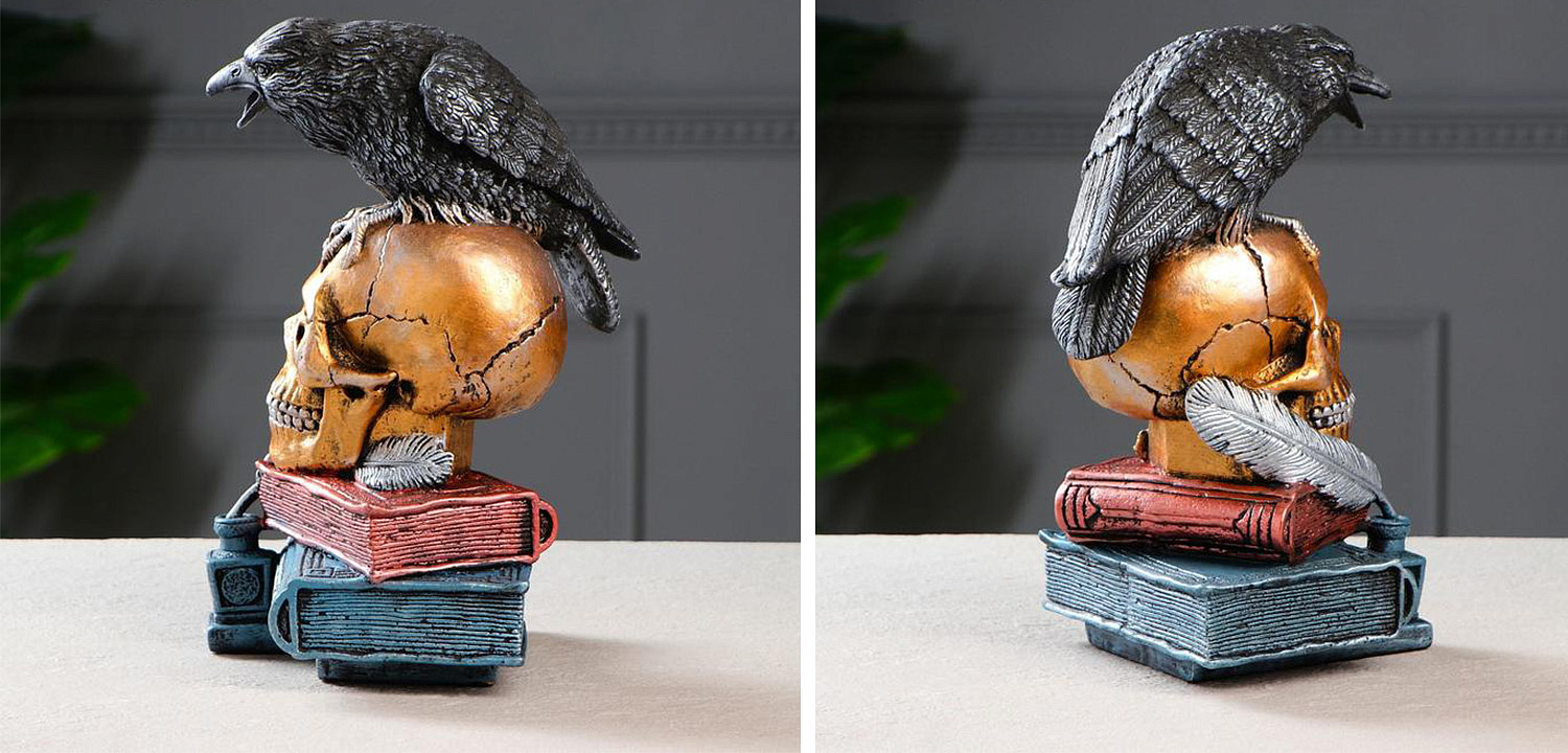 Статуэтка Raven and Skull Статуэтка Raven and Skull - Loft-Concept во Владивостоке