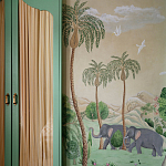 Обои ручная роспись Dandaka Glades Original colourway on painted Xuan paper варинант исполнения - 1 | Loft Concept во Владивостоке