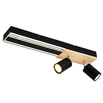 Потолочный светильник черный GAVIN WOOD варинант исполнения - 1 | Loft Concept во Владивостоке