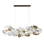 Люстра с белыми и золотистыми цветами G9 Dahlia Flowers Lamp варинант исполнения - 3 | Loft Concept во Владивостоке