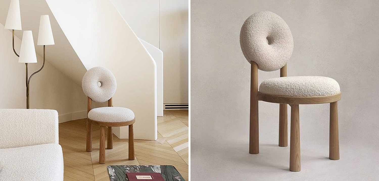 Стул Bagel Boucle Chair Стул Bagel Boucle Chair - Loft-Concept во Владивостоке
