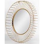 Зеркало круглое настенное в металлической оправе Modern Mirror Space варинант исполнения - 2 | Loft Concept во Владивостоке