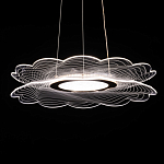 Люстра с прозрачным волнистым плафоном в форме цветка Ethereal Bloom варинант исполнения - 6 | Loft Concept во Владивостоке